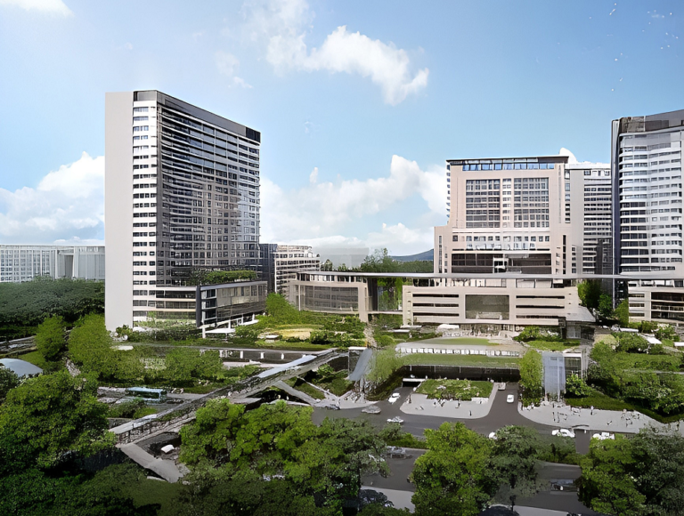 Expansion of Shenzhen Third People's Hospital - Modern healthcare building facade system utilizing RS insulated decorative integrated panels